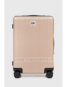 Karl Lagerfeld valigia colore beige
