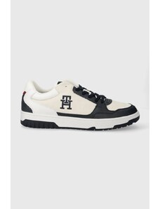 Tommy Hilfiger sneakers in pelle TH BASKET STREET SUEDE MIX colore blu navy FM0FM04873