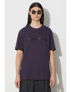 adidas Originals t-shirt in cotone Fashion Graphic uomo colore violetto IT7493