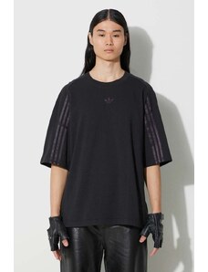 adidas Originals t-shirt in cotone Fashion Raglan Cutline uomo colore nero IT7445