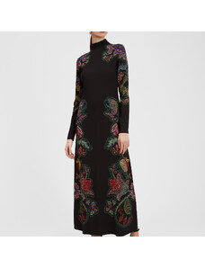 La DoubleJ Dresses gend - Halle Dress Grenadilla Placée Black S 96% Viscosa 4% Elastane