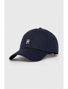 Tommy Hilfiger berretto da baseball in cotone colore blu navy