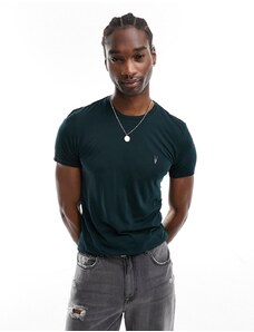 AllSaints - Tonic - T-shirt girocollo verde scuro con logo