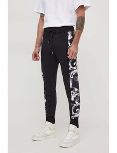 Versace Jeans Couture pantaloni da jogging in cotone colore nero