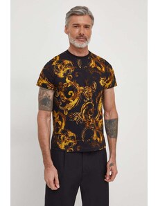 Versace Jeans Couture t-shirt in cotone uomo colore nero