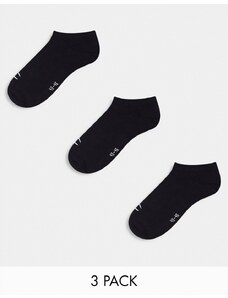 Champion - Confezione da 3 paia di calzini sportivi neri-Nero
