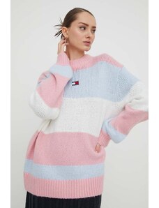 Tommy Jeans maglione in misto lana donna colore rosa