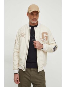 Guess giacca bomber uomo colore beige