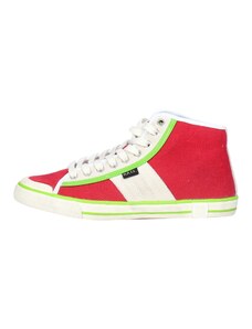 Sneakers alte Donna D.A.T.E. TENDER HIGH-92 Tessuto Rosso -