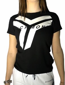 T-shirt maniche corte Donna RICHMOND SPORT UWP21073TS Cotone Nero -
