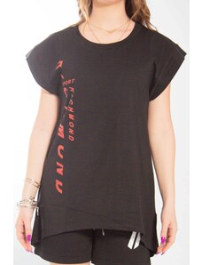 T-shirt maniche corte Donna RICHMOND SPORT UWP22072TSRP Cotone Nero -