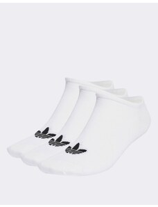 adidas Originals - Confezione da 6 paia di calzini bianchi con logo a trifoglio-Bianco