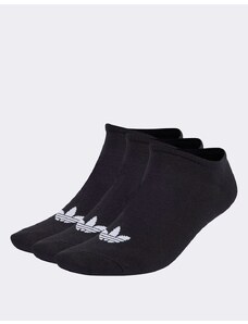 adidas Originals - Confezione da 6 paia di calzini neri con logo a trifoglio-Nero