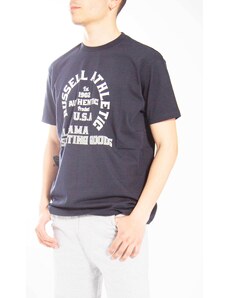 T-shirt maniche corte Uomo RUSSEL ATHLETIC A2-008-1 CREWNECK Cotone Blu -