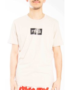 T-shirt maniche corte Uomo PYREX 22EPB43251 Cotone Beige -