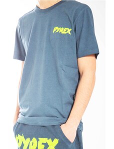 T-shirt maniche corte Uomo PYREX 22EPB43047 Cotone Blu -