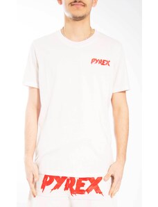 T-shirt maniche corte Uomo PYREX 22EPB43047 Cotone Beige -