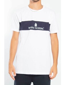 T-shirt maniche corte Uomo MARINA YACHTING 221T04008 Cotone Bianco -