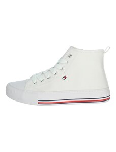 Sneakers alte Donna Tommy Hilfiger T3A9-32679-0890 Tessuto Bianco -