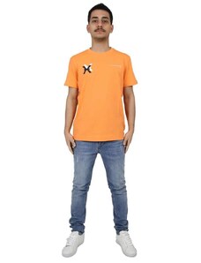 T-shirt maniche corte Uomo RICHMOND X UMPE23021TSOF Cotone Arancio -