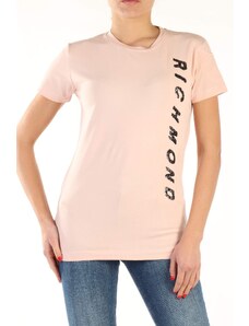 T-shirt maniche corte Donna RICHMOND X UWPE23047TSOF Cotone Rosa -