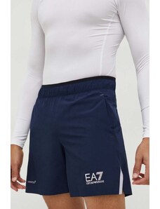 EA7 Emporio Armani pantaloncini uomo colore blu navy