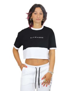 T-shirt maniche corte Donna RICHMOND X UWP23017TS Cotone Nero -