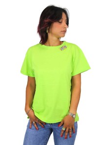 T-shirt maniche corte Donna ZAHJR 53538592 Cotone Verde -