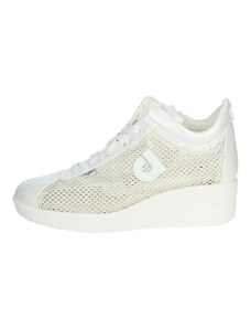 Sneakers basse Donna Agile By Rucoline JACKIE CHAMBERS 226 Sintetico e Tessuto Bianco -