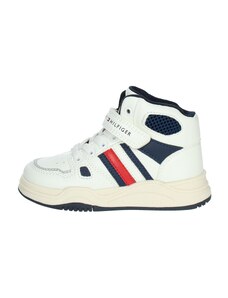 Sneakers alte Bambino Tommy Hilfiger T3B9-33107-1355 Sintetico Bianco -