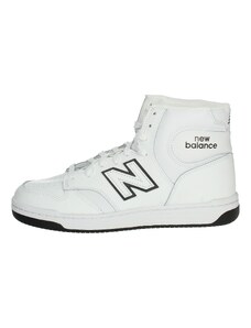 Sneakers alte Uomo New Balance BB480COA pelle bovina Bianco -