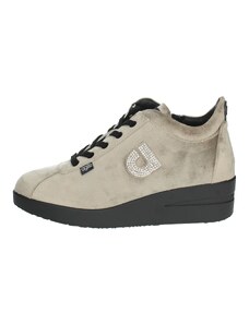 Sneakers basse Donna Agile By Rucoline JACKIE PLUVIA 226 Vellutato Beige -