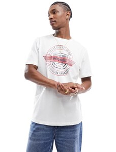 Wrangler - Americana - T-shirt bianca-Bianco
