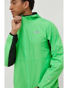 The North Face giacca antivento colore verde