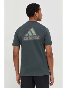 adidas t-shirt in cotone uomo colore verde IN6227