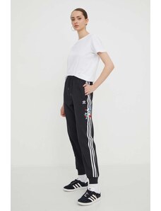 adidas Originals pantaloni da jogging in cotone colore nero con applicazione IU2514
