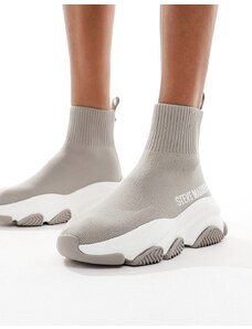 Steve Madden - Prodigy - Sneakers a calza tortora chiaro in maglia-Neutro
