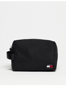 Tommy Jeans - Essential - Beauty-case nero in nylon