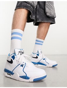Nike - Air Flight 89 - Sneakers bianche e blu-Bianco