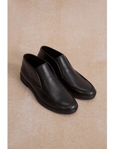 Men's Black Ankle Boots made of Genuine Leather Estro ER00114126