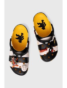 Crocs ciabatte slide Crocs x McDonald’s Hamburglar Clog colore nero 209393.BLW