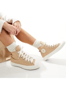 Converse - Chuck Taylor All Star Hi - Sneakers in pelle beige-Neutro