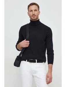 Karl Lagerfeld maglione in lana uomo colore nero