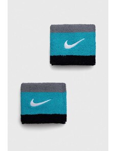 Nike fascia da polso pacco da 2 colore blu