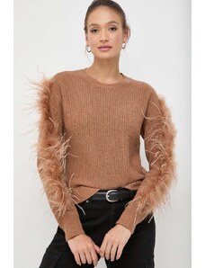 Twinset maglione in misto lana donna colore marrone