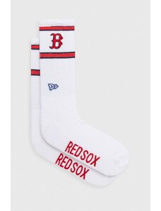 New Era calzini uomo colore bianco BOSTON RED SOX