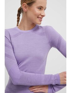 Smartwool longsleeve funzionale Intraknit Thermal Merino colore violetto