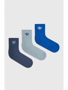 adidas Originals calzini pacco da 3 colore blu