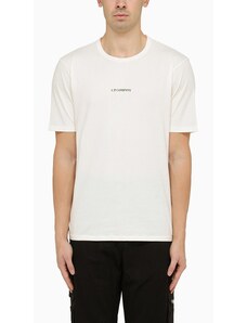 C.P. Company T-shirt girocollo color gauze con logo