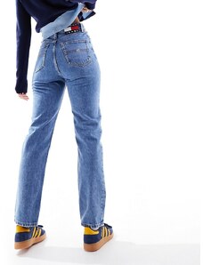 Tommy Jeans - Julie - Jeans dritti a vita super alta lavaggio medio-Blu